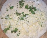 A picture of step 6 of Garlic bread (without yeast).