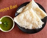 A picture of step 9 of Neer Dosa.