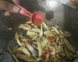 फ्राई क्रिस्पी अरबी रेसिपी चरण 6 फोटो