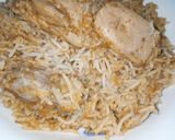A picture of step 10 of Afghani Biryani.
