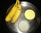 A picture of step 1 of Banana Halwa.