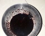 A picture of step 2 of Blueberry jam Ice cream burfi.