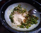 A picture of step 3 of Khamang Dhobli mirch.