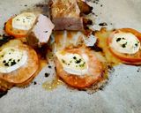 Foto del paso 5 de la receta Solomillo con salsa de mostaza, tomate y queso de cabra