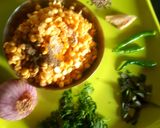 A picture of step 1 of Tuvar Dal Vadai.