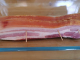 Tapa de Torreznos hechos en el horno