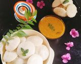 A picture of step 10 of Leftover rice idli 😋❤️.