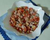 Une image de l'étape 6 de Salade de crudités au thon 🍴.