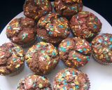 A picture of step 7 of Chocolate vermicelli cupcakes.