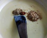 A picture of step 2 of Kesar Firni.