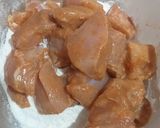 A picture of step 3 of Chicken popcorn.