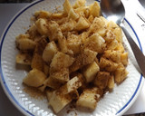 Foto del paso 1 de la receta: Manzanas al brandy con salsa de frambuesas