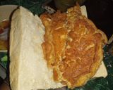 A picture of step 3 of African toast.