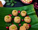 A picture of step 5 of Coconut Laddu with Jaggery.