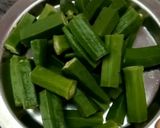 दही वाली भिंडी(dahi wali bhindi recipe in hindi) रेसिपी चरण 1 फोटो