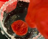 A picture of step 2 of Strawberry Soda.