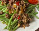 Foto langkah ke 5 dari resep Baby Buncis Cah Sapi.