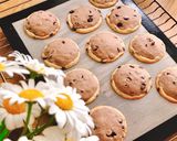 Hình bước làm 6 của món 💚 Bánh Cookies Nhân Sô Cô La Tan Chảy