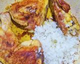 عکس مرحله 2 از دستور چلو مرغ وهلو 🍗🍑