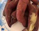 A picture of step 1 of Sweet potato halwa.