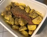 Une image de l'étape 4 de Filet mignon aux pommes caramélisées du jardin (marinade miel,herbes et épices).