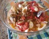 Foto del paso 4 de la receta: Ensalada de pimientos, tomate, berenjena, cebolla, calabacín