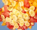 A picture of step 1 of Fruits salad.