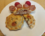 Foto del paso 8 de la receta: Empanadas individual tipo Argentina con pollo, queso y mermelada