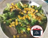 Tumis brokoli jagung baso saus tiram sederhana #homemadebylita langkah memasak 4 foto