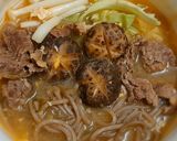 Hình bước làm 2 của món Mì soba nấu bò nấm