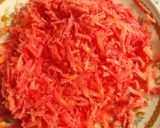 A picture of step 1 of Gur Gajar ke meethe chawal/ (Sweet Jaggery Carrot Rice pudding).