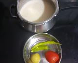 A picture of step 1 of Dal dhokli.