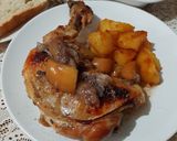 Foto langkah ke 15 dari resep Ayam Kurma Apel Oven dan Kentang Karamel.
