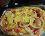 Foto langkah ke 7 dari resep Pizza sosis.