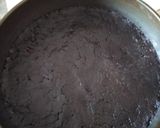 A picture of step 3 of Vickys Easter Creme Egg Cheesecake GF DF EF SF NF Vegan.