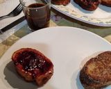 Foto del paso 15 de la receta: Torrijas caramelizadas con azúcar y canela 🆚 mermelada de arándanos