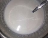 A picture of step 3 of Appam and White Saagu(White Kurma).