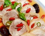 รูปขั้นตอนการทำที่ 13 ของ ไก่ม้วนแช่เหล้า (drunken chicken roll)