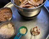 A picture of step 2 of Churma Ladu easy and quick 10 minutes Sweet recipe in lunch or kids tiffin.