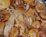 Foto langkah ke 3 dari resep Tofu jamur enoki.