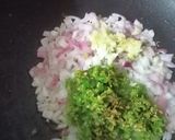 A picture of step 4 of Bengali street-style Ghugni chaat with special moshla.