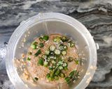 A picture of step 1 of OKRA with POPPY SEEDS or Posto Bhindi.