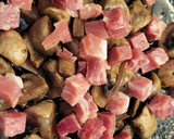 Foto del paso 3 de la receta: Salteado de calabacín, champiñones con jamón y garbanzos