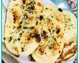 A picture of step 3 of Kulche /garlic butter naan.