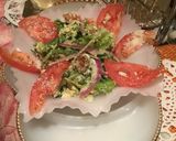 A picture of step 5 of Salad Tsezar.
