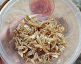 Foto langkah ke 5 dari resep Sambal Keringan Kulit Singkong-Teri-Kacang Renyah dan Yummy.