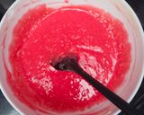 Foto langkah ke 2 dari resep Bolu kukus lowcarbo merah putih.