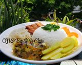 Hình bước làm 4 của món Cơm sườn bì chả chay