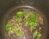 A picture of step 2 of Pakode wali kadi.