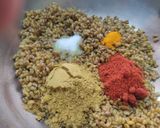 A picture of step 2 of Papad Methi sabji.